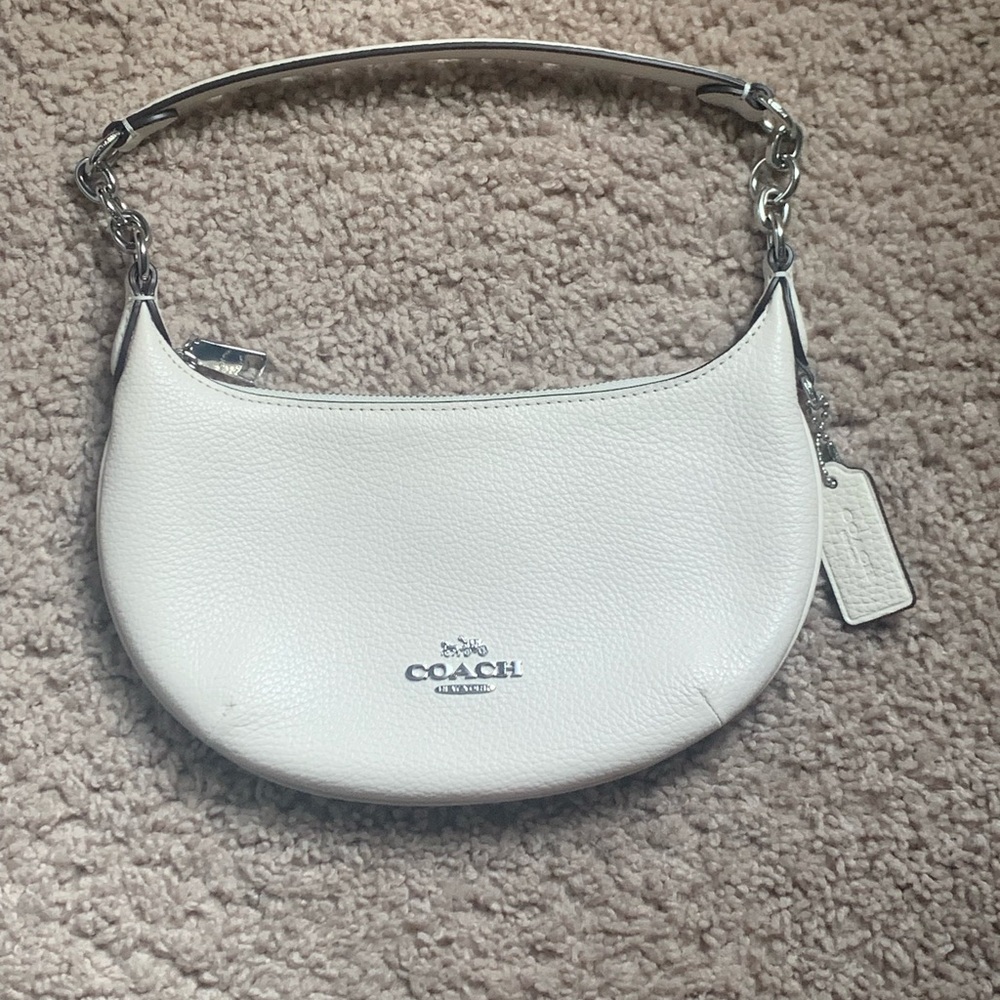 Coach White Shoulder Bag with Silver Hardware
Mini Payton Bag